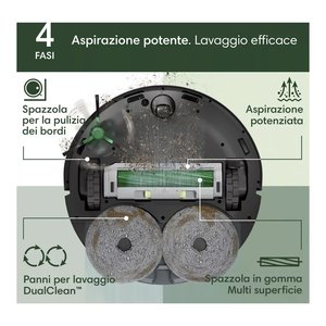 Roomba Combo Plus 405 Autowash Dock Noir G185040 Robot de nettoyage des sols humide et sec 7000 Pa d'aspiration Réservoir de 2 litres - Product Image 3