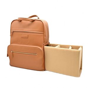 BSCI Factory Custom make vegan leather portable <b>camera</b> <b>bag</b> rucksack travel hiking luxury made <b>camera</b> <b>bag</b> pack for photographer - Product Image 3