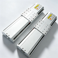 Actionneur linéaire semi-enclos 120 mm, module robuste avec vis à billes, boîtier en aluminium pour robot CNC et ligne d'assemblage