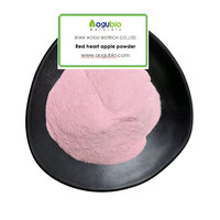 100% natuurlijk rood appelvleespoeder, wateroplosbaar roze vruchtensappoeder voor dranken & bakken met ISO-certificering