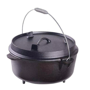 Giá rẻ tùy chỉnh OEM ngoài trời cắm trại chậu và Chảo sắt đúc <span class=keywords><strong>Cookware</strong></span> <span class=keywords><strong>Set</strong></span> - Product Image 5