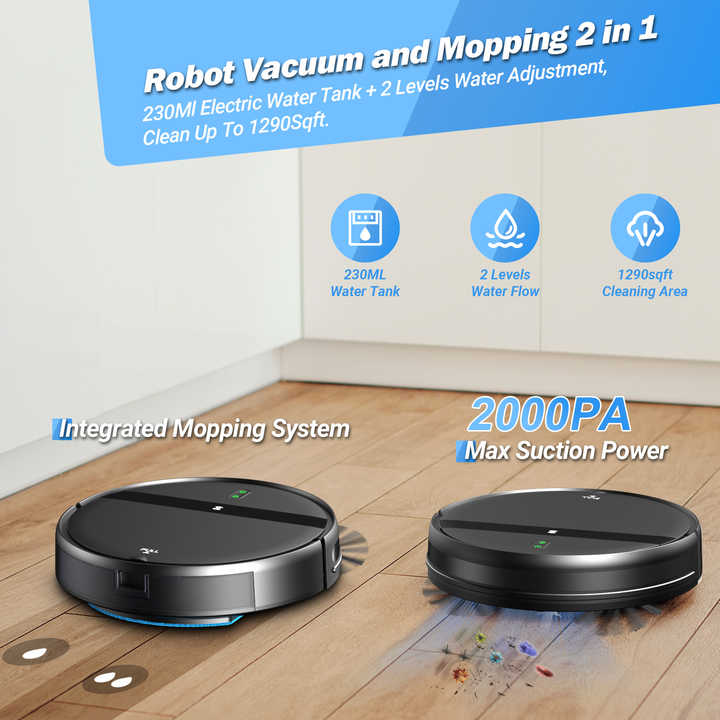 Self-Charging Floor Smart and Mop Dropship Sweeping Robot for Sale Vacuum Cleaner Wireless
