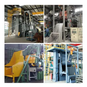 Shot Blasting Machinery Continuous Tumble Blaster Steel Sand Tracked Shot Blasting Machine