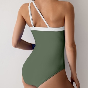 2025 New Một Vai Rắn Đồ Bơi Cho Phụ Nữ Một Mảnh Tắm Phù Hợp Với Trong Màu Đen Và Màu Hồng Nóng Cắt Cao Bãi Biển Monokini Cho Mùa Hè - Product Image 4