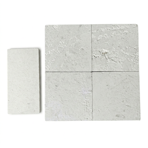 Baldosas de Piedra Caliza Natural Blanca de Bali con Acabado Antiguo para Decoración de Paredes - Product Image 1