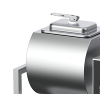 Marinateur à viande à affichage numérique, machine à marinade rotative commerciale, tambour à viande en acier inoxydable pour la transformation alimentaire
