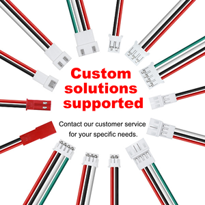 Custom Cable Assembly 1<strong>.</strong>0mm 1<strong>.</strong>25mm 2<strong>.</strong>0mm 2<strong>.</strong>54mm 3<strong>.</strong>96mm Pitch 2/4/6/8/10/12 Pin Electric Wire JST SH ZH PH XH GH Wiring Harness - Product Image 6