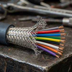 <span class=keywords><strong>Cable</strong></span> de Control Industrial Multifilar Blindado de Silicona PrimePro de 10 Núcleos y 22AWG para Temperaturas Extremas (-55°C a 150°C) para Redes Subzero - Product Image 3