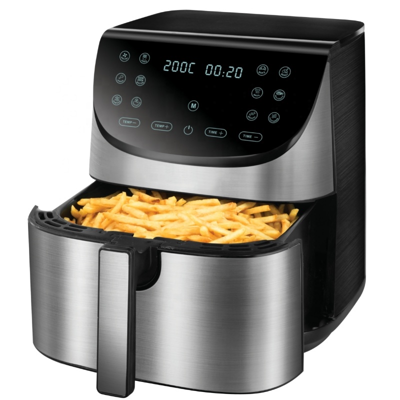 Электрическая электрическая фритюрница, умный Электрический Фритюрница с алюминиевым корпусом, 8 л, подходит для здоровья