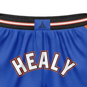 <span class=keywords><strong>Pantaloncini</strong></span> da <span class=keywords><strong>Basket</strong></span> da Uomo Personalizzati con Stampa Digitale, 100% Poliestere, <span class=keywords><strong>Blu</strong></span>, Antibatterici, Traspiranti, Taglie Forti, Vita Elastica Laterale - Product Image 3