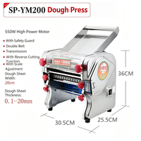Machine à pétrir et à presser la pâte en acier inoxydable de type 200, avec protection de sécurité, 110V/220V, machine à faire des Chin Chin