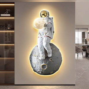 Peinture décorative pour chambre d'enfant, décoration d'intérieur, gravure UV, astronaute, dessin animé, décoration LED - Product Image 3