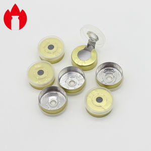 20 millimetri D'oro Medico Crimp Strappare Tappo Flacone di Plastica di Alluminio di Tenuta - Product Image 6