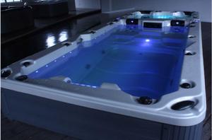 Vente en gros Baignoire de luxe libre Massage Piscine extérieure intelligente Piscine sans fin Bain à remous Combo Hydropool Aqua Sport Swim <span class=keywords><strong>Spa</strong></span> - Product Image 4
