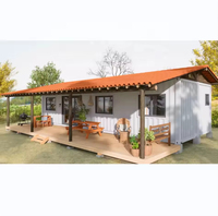 Villa préfabriquée moderne, maison pliable, maison conteneur isolée, portable et extensible, 2, 3 ou 4 chambres, capsule mobile, mini-entrepôt extérieur