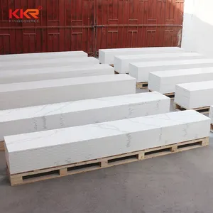 KKR, superventas, piedra Artificial de calidad, 6-30mm de espesor, losa de superficie sólida acrílica, hoja de mármol para encimera de cocina