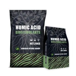 High Quality 100% Water Soluble Humic Acid Fertilizer Quick Release Type For Agriculture In Flake State