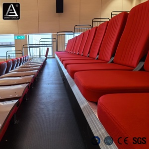 <span class=keywords><strong>Tribune</strong></span> <span class=keywords><strong>télescopique</strong></span> électrique rétractable pour arènes de sport, gymnases et stades intérieurs - Product Image 6