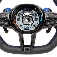 Volant en cuir LCI avec boutons bleus M1 M2 pour BMW X5 G05 X6 G06 G20 G22 G30 M2 G87 M3 G80 M4 G82 G42 M5 F90 F97 M340i