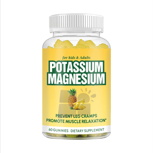Gomitas de <span class=keywords><strong>Potasio</strong></span> <span class=keywords><strong>y</strong></span> <span class=keywords><strong>Magnesio</strong></span> de Marca Privada SUNI OEM ODM, Suplemento para Niños <span class=keywords><strong>y</strong></span> Adultos, Alivio de Calambres en las Piernas <span class=keywords><strong>y</strong></span> Apoyo para la Salud Muscular - Product Image 1