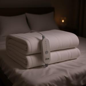 Colchón Eléctrico Térmico Vevor King Size 78 x 80 Pulgadas, Forro Polar Coral, Control Táctil, Apagado Automático, Lavable a Máquina - Product Image 2