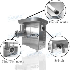 Industriel porc poulet cru hachoir à viande hachoir rectifieuse pour restaurant - Product Image 6