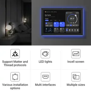 OEM New 8" Smart Home Control <b>Hub</b> Android Tablet Pc Touch Screen Wi-Fi IOT Automation Control Rockchip Octa Quad Core 4G POE NFC - Product Image 3