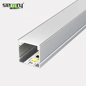 Flat Led Aluminum Profile Light For Decorations Channels Extrusions LED Strip Cove Lighting Corner Led Aluminum Profile