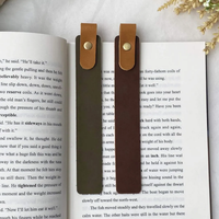 YY Vente en gros de marque-pages en cuir PU personnalisés, marque-pages élégants avec boîte cadeau, marque-pages personnalisés élégants pour les amoureux des livres