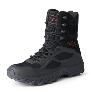 Bottes tactiques rembourrées d'hiver HB0101, taille 39 à 47, avec systèmes de laçage rapide, cordon rond - Product Image 5