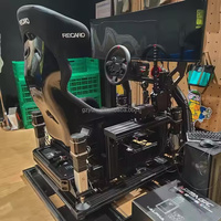Kits de Plataforma de Movimiento 4DOF para Simtools, Juegos de Carreras, Simulador de Carreras 4Dof con Caja de Control de Movimiento, Simulador de Carreras de Coches