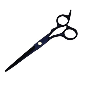 Tijeras profesionales de acero inoxidable para adelgazar el cabello, 6 pulgadas, mango largo, cabeza recta, para uso estético - Product Image 2
