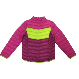 Vente en gros de vêtements d'extérieur d'hiver bon marché pour filles veste chaude en polyester rembourrée longue fermeture à glissière style <span class=keywords><strong>parka</strong></span> pour enfants adolescents - Product Image 2