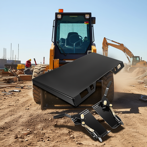 Placa de acoplamiento rápido para minicargadora, diámetro del pasador de 3/8 pulgadas, capacidad de 85 libras, para cucharones, arados, horquillas, uso en construcción - Product Image 2