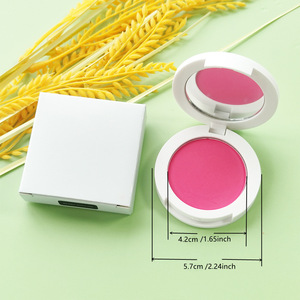 Palette de fard à joues en poudre pressée super-blendable personnalisée, fard à joues mat unique avec miroir - Product Image 3