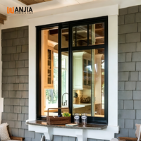 Ventanas Corredizas de Aluminio con Marco Delgado y Estrecho para Proyectos Comerciales, Tamaño Personalizado, Ventana Corrediza de Doble Vidrio Templado