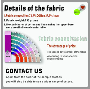 <span class=keywords><strong>Camicia</strong></span> da <span class=keywords><strong>Uomo</strong></span> di Alta Qualità in <span class=keywords><strong>Lino</strong></span> e Cotone, Antirughe, Manica Corta, Colletto Classico, Chiusura con Bottone Singolo, Traspirante - Product Image 3