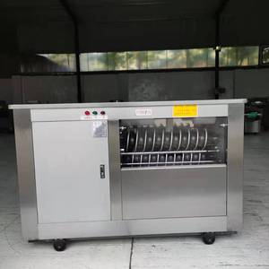 Machine automatique de découpe et de façonnage de pâte à épaisseur réglable pour boulangerie, diviseuse de pâte à burger - Product Image 2