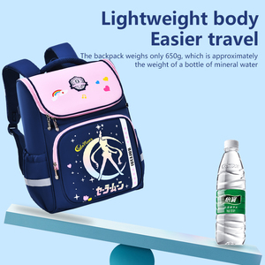 Mochila Escolar de Anime con Diseño Impermeable, Ligera, con Cierre, Correa de Hombro Curva de Nailon y Banda Reflectante - Product Image 5