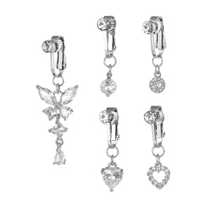 Anillos <span class=keywords><strong>de</strong></span> <span class=keywords><strong>ombligo</strong></span> <span class=keywords><strong>de</strong></span> clip con circonitas cúbicas <span class=keywords><strong>de</strong></span> moda 2026, joyería <span class=keywords><strong>de</strong></span> <span class=keywords><strong>piercing</strong></span> <span class=keywords><strong>falso</strong></span> sin perforación para mujer - Product Image 1