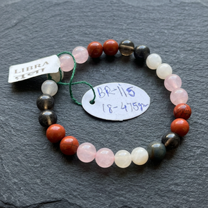 Natural Stone Libra Zodiac <b>Beaded</b> <b>Bracelet</b> Handmade Astrology Crystal Stretch <b>Bracelet</b> For Women And Men Jewelry - Product Image 1