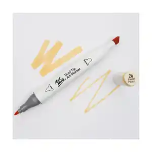 Mont Marte Dual Tip Art Marker - Pastel Perzik 26 Alcohol Kunst Marker Pen