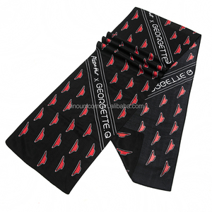 Sciarpe Stampate Personalizzate di Alta Qualità con il Tuo Design, Sciarpa in Raso di <span class=keywords><strong>Seta</strong></span> Opaco, Sciarpe Rosse in <span class=keywords><strong>Seta</strong></span> - Product Image 6