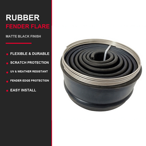 Pelindung Lumpur Roda Karet Universal 65mm, Fender Flare Lebar, Ekstensi Fender, Cocok untuk SUV dan Truk 4x4 Off Road - Product Image 4