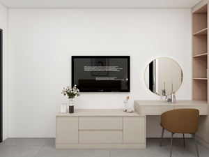 Armoires de rangement de chambre à coucher modernes et luxueuses sur mesure, meubles en mélamine durables et autonomes, style minimaliste pour un usage domestique - Product Image 5