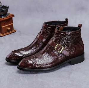 Mocassins imperméables en cuir véritable pour hommes, à bout fermé, à enfiler, chaussures de mariage, chaussures habillées légères et intemporelles pour le bureau et la carrière - Product Image 3