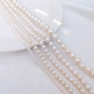 High Quality Natural Freshwater Pearl Beads Jewelry Findings And Components Beads Bulk For Necklace Bracelet DIY Making