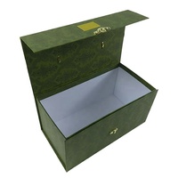 Caja de regalo magnética de cartón grande de lujo con impresión de diseño de tamaño personalizado de fábrica de China con asa