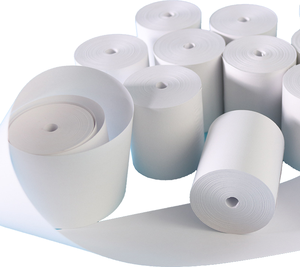 Etiqueta de tres defensas multiusos, papel adhesivo térmico, papel de etiqueta de impresora térmica, etiqueta de código de barras térmica en blanco impermeable - Product Image 6