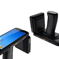 Terminal Genggam Android Portabel Pembaca RFID LF HF UHF PDA untuk Logistik Gudang IMPINJ E710 E510 E310 Enclosure R2000 Stok